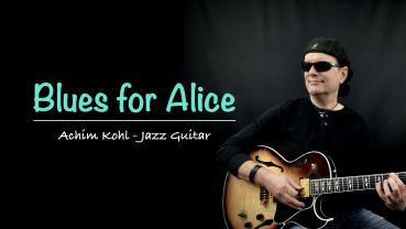 Blues for Alice - Bebop Jazz Guitar Solo - Achim Kohl
